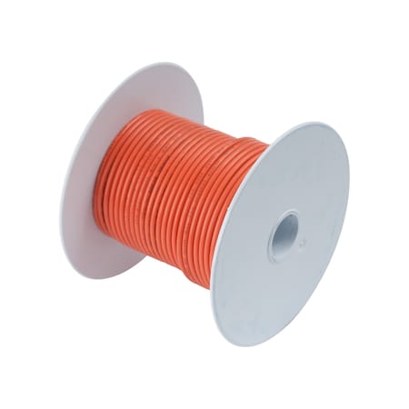 Ancor Primary Wire, Marine, 14 AWG, 1C C, Orange, Vinyl, Stranded, 600V, 100 ft. 104510
